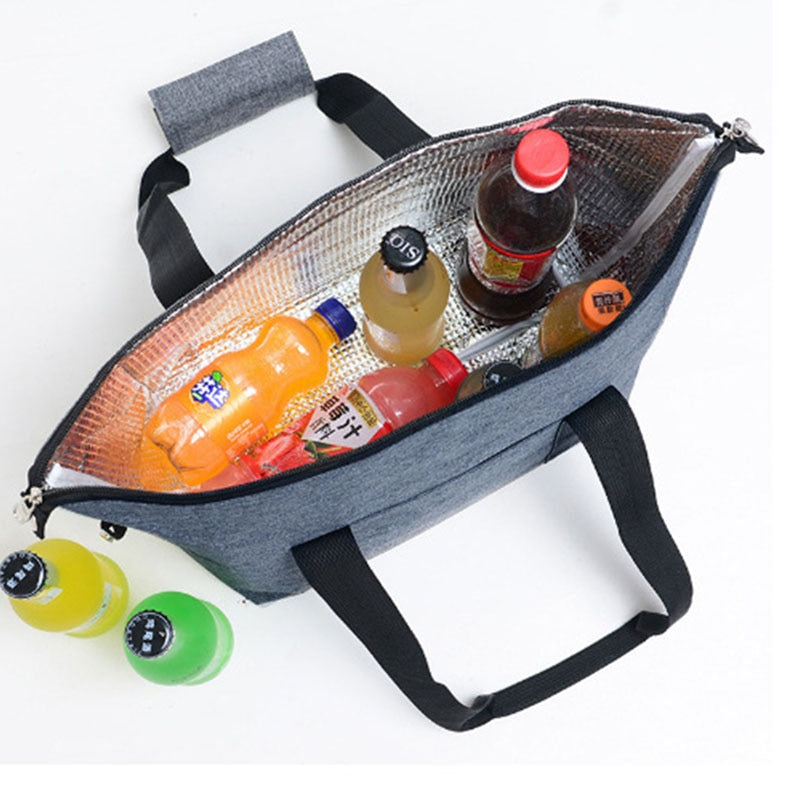 Large Capacity Folding Cooler Bag, Interior