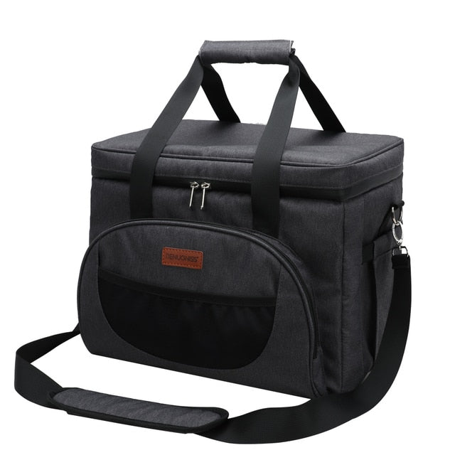 16L or 28L Thermal Cooler Bag, Black