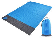 Lightweight Waterproof Beach and Picnic Mat, Blue