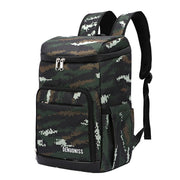 Large Cooler Thermal Backpack, Green  Camo