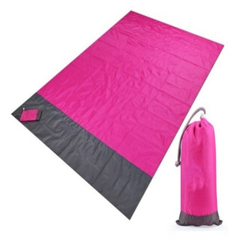 Lightweight Waterproof Beach and Picnic Mat, Pink